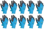 3M Nitrile Rubber Coated Nylon Work Gloves, Thin, Washable Bulk 10 Pack Blue. Fixed Price $34.98.