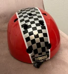 Nutcase Nutty Helmet Youth Kids Red Checkerboard Street Bicycle. Fixed Price $29.99.