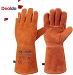Welding Gloves Heat Resistant 14IN Fireproof Leather For Pit. Fixed Price $22.28.