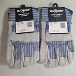 Wells Lamont Mens Leather Palm Work Gloves Style 4100 2 Pairs New. Fixed Price $13.98.