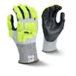 Radians Standard Glove, Grey/yellow, Medium. Fixed Price $33.40.