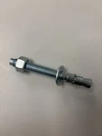 1/2 X 4-1/4 Carbon Steel Zinc Plated Concrete Wedge Anchor. Fixed Price $25.00.