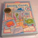Vintage 2005 Eeboo Under The Sea Lacing Cards Learning Tool Kids Game Toy. Fixed Price $24.98.
