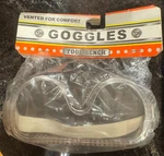Tool Bench Brand Clear Vented Safety Goggles. Fixed Price $7.49.