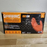 100 Large Nitrile Gloves Heavy Duty Gloveworks Ammex Orange Powder Free 8.0#6551. Fixed Price $20.77.