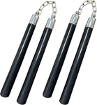 Nunchucks Safe Solid Rubber Training Nunchakus With Steel Chain.... Fixed Price $38.43.