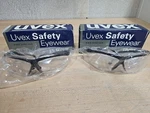 2X Genesis Uvex Honeywell S3200 Clear Ud Lens Safety Glasses Eyewear Black Frame. Fixed Price $19.99.