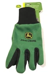 Genuine John Deere Green And Black Youth Size Grip Palm Cotton Work Gloves New. Fixed Price $9.95.