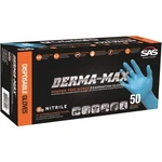 Sas Safety Derma Max Powder Free Nitrile Disposable Gloves, Medium, 8 Mil, 50-PK. Fixed Price $22.61.