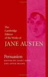Persuasion (the Cambridge Edition Of Works Jane Austen) Hardcover Used. Fixed Price $36.62.