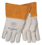 John And X-large 12"" Pearl Gold Heavy Duty Top Grain Cowhide Unlined. Fixed Price $44.99.