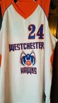Westchester Hawks Aau, Xxl Reversible Orange/white Basketball Jersey. Fixed Price $20.00.