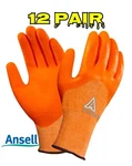 (12) Large, Activarmr Hi-viz Nitrile Oil & Gas Work Gloves, Cut Resistant. Fixed Price $25.77.