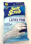 Soft Scrub Medium Premium Comfort Vinyl Rubber Glove Latex Free Reusable New. Fixed Price $10.30.