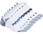 10 Pair Puma Men's No Show Sock Fits Shoe Sz 6-12 Coolmax Moisture Wicking New. Fixed Price $22.50.