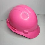 Erb Americana Cap Style Hard Hat Helmet With Slide Lock, Flourscent Pink. Fixed Price $9.99.