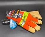 Kinco Cold Weather Gloves Leather Palm Waterproof Thermal Reflective Orange. Fixed Price $26.99.