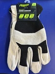 Awp Mesh Back Suede Cowhide Palm Men Gloves Large Breathable Black Quick Fit. Fixed Price $7.99.