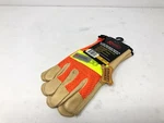 Kinco 909 Hi-vis Orange Mesh & Grain Pigskin Work Gloves, Medium. Fixed Price $19.20.