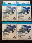Rz Mask F1 Replacement Carbon Filters 4 Boxes, 3 Each, Size Large Lot. Fixed Price $16.00.