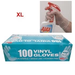 100 Vinyl Disposable Gloves Powder Free Non Latex Food Grade Xlarge New. Fixed Price $14.24.