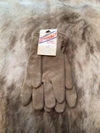 New Vintage Fairfield Custom Tanned Leather Work Gloves Vellum Lining Large Nwt. Fixed Price $30.00.