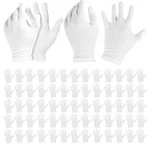 240 Pieces White Cotton Gloves Soft Eczema Moving Sensitive Dry Hands Bulk Pack. Fixed Price $59.99.