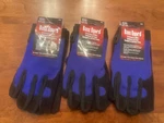 3 Pair Boss Guard X-large Cowhide Leather Palm Gloves Black/blue 890X. Fixed Price $15.00.