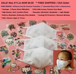Kids Premium Comfort Face Mask Soft Washable Breathe Age 6-14 White 6-PIECES. Fixed Price $9.48.