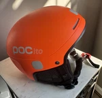 Kids Unisex Pocito Skull Light Helmet Fluorescent Orange Size Xs/s. Fixed Price $40.00.