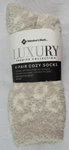 4 In Pack Members Mark Cozy Soft Fuzzy Socks Nip Sz One Size Fits Most #MGS0003. Fixed Price $18.95.