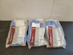 (3) 12 Pairs Ansell Alphatec 37-310 Gloves Size 8 Blue Chemical Latex-free Ppe. Fixed Price $51.00.