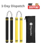 Msgumiho Nunchucks Safe Foam Rubber Training Nunchakus Steel Chain For Kids Adul. Fixed Price $21.98.
