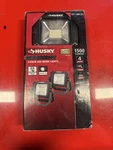 Husky Pack 1500 Lumens Rechargeable Led Work Lights EL2206 10W7 1011 808 373. Fixed Price $38.00.