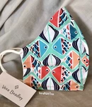 Vera Bradley Non-medical Cotton Face Mask Covering Go Fish Coral Teal Nwt Rare. Fixed Price $24.50.