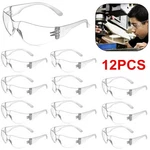 12 Pair Safety Glasses Protective Goggle Clear Lens Eyewear Anti Scratch Work Us. Fixed Price $14.70.