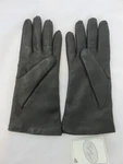 New Sim Italian Gloves Black Leather Wool Lined Ladies Size Nwt. Fixed Price $29.99.
