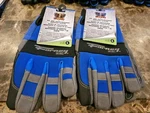 2 Forney # 53014 Mechanic Working Workwear Gloves Oil Water Resistance Large New. Fixed Price $12.00.