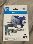 Rz Mask High Flow Electrostatic Active Carbon Replacement Filter F3 Large Pack. Fixed Price $19.00.