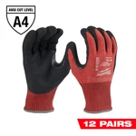 Milwaukee Tool 12 Pair Cut Level 4 Nitrile Dipped Gloves -. Fixed Price $144.47.