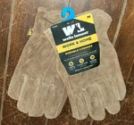 Wells Lamont Durable Cowhide Elasticized Wrist Work Gloves -medium- Item #1012M. Fixed Price $15.84.
