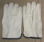 Pair Mcr Safety Industrial Work Gloves Cow Grain Leather Cream 3201XL. Fixed Price $12.00.