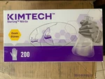 Kimtech Kimberly-clark Nitrile Gloves Sterling Product 50707, 200 Per Box Med. Fixed Price $43.95.