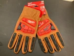 Milwaukee 48-22-8774 Sz L. Level 3 Cut Resistant Goatskin Leather Impact Gloves. Fixed Price $25.00.