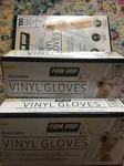 300 Firm Grip Disposable Vinyl Gloves Latex Free Easy On & Off. Fixed Price $75.55.