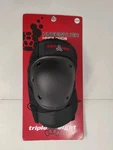 Triple Eight Kneesaver Pads 1-PAIR, Black, One Size Fits All Osfa. Fixed Price $20.00.