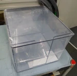 S-curve Lab Coat Frock Smock Dispenser 1 Compartment With Lid. Fixed Price $124.99.