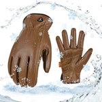Vgo... 1PAIR /32 F Winter Cow Grain Leather Work Gloves, Cold Weather Water.... Fixed Price $40.11.