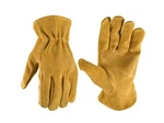 Wells Lamont Men's Hdrahyde Split Leather Glove Camel Nwt. Fixed Price $14.00.
