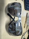 Harley Davidson HD503 Safety Eyewear Sunglasses Silver Metal Mirror Hardcoat Ne. Fixed Price $58.75.